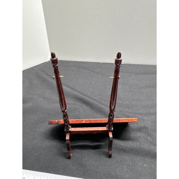 Miniature Vintage Mirror Ceramic Pitcher Tapestry Bag Candles Set Chamber Pot Va - Picture 13 of 13